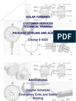 Solar Turbines Technical Training Package Leveling and Alignment