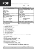 Discurso Direto e Indireto