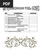 MAKLUMAT DIRI GURU (BUKU RPH) MAKLUMAT DIRI GURU (BUKU RPH)