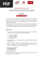 Regulamento Faça lá um Poema