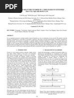 A Algorithm On Branches Number of A Tree Based On Extended Fractal Square Root Law