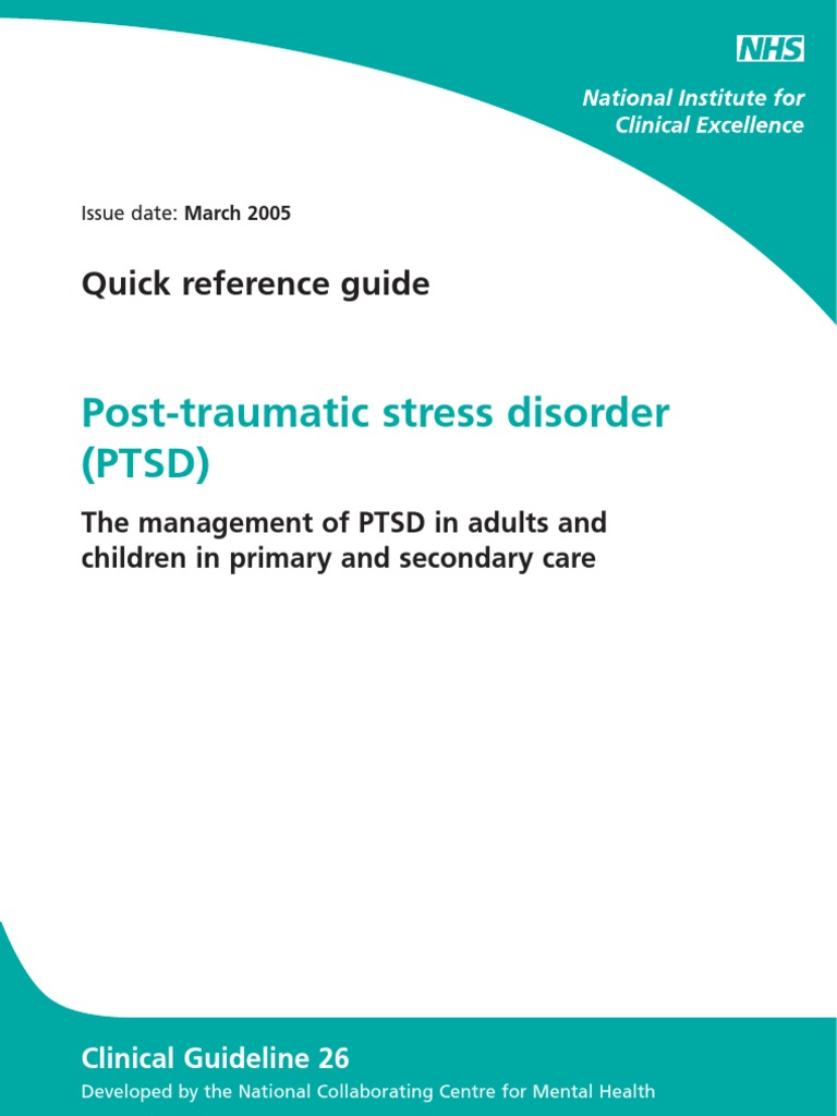 PTSD Nice Guideline PDF | PDF | Posttraumatic Stress Disorder ...