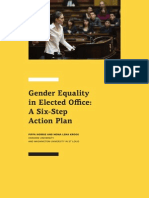 Gender Equality in Elected Office: A Six-Step Action Plan