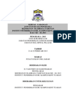 Kertas Cadangan Jawatan Kuasa Pengelola Kejohanan Olahraga Tahunan Institut Pendidikan Guru, Kampus Kent, Tuaran KALI KE - 60, 2013 Pengelola 2013