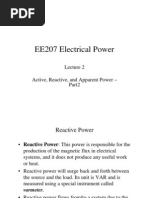 EE207 Electrical Power - Lecture 2