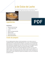 Receita de Panqueca de Doce de Leite