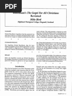 Bauckham's Gospel for All Christians Revisited