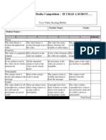 Live Video Rubric