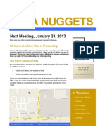 Nupa January 2013 Newsletter
