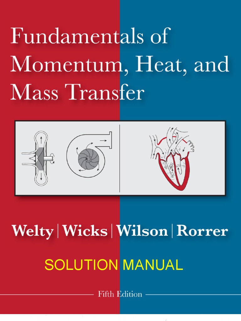 Fundamentals of Momentum, Heat, and Mass Transfer 5th Fundamentals of Momentum, Heat, and Mass Transfer 5th