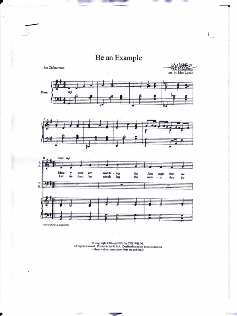 Be An Example | PDF | History | Young Adult