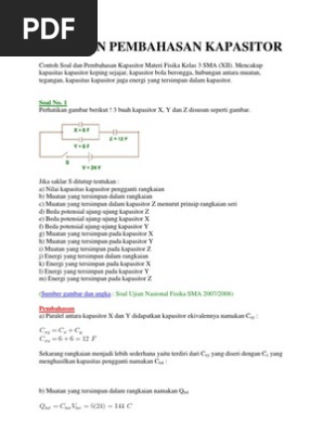 Contoh Soal Fisika Kelas 12 Listrik Statis Tentang ...