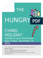 Poster For Food Drive Template