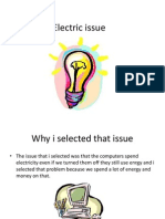 Electric issue