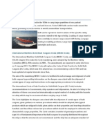 Bulk Carrier Safety: International Maritime Solid Bulk Cargoes Code (IMSBC Code)