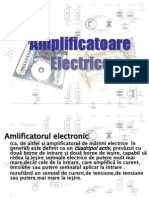 AMPLIFICATOARE ELECTRONICE