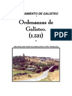 ORDENANZAS MUNICIPALES DE GALISTEO 