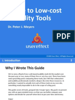Guide To Low-Cost Usability Tools