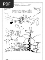 Atividades da lenda Festa no Céu
