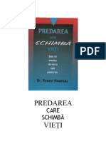 Predarea Care Schimba Vieti