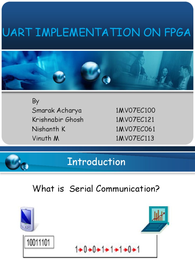Implementation of Uart On An Fpga | PDF | Media Technology | Networks