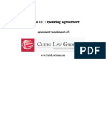 LLC Operating Agreement