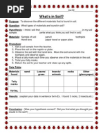 What's In Soil