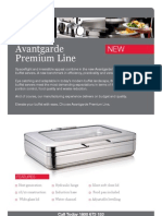 FEI Avantgarde Premium Line Buffet Servers