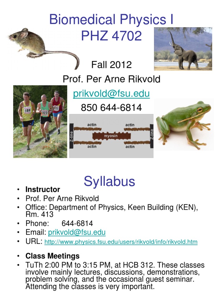 Biomedical Physics Lecture 1 | PDF | Heat | Diffusion