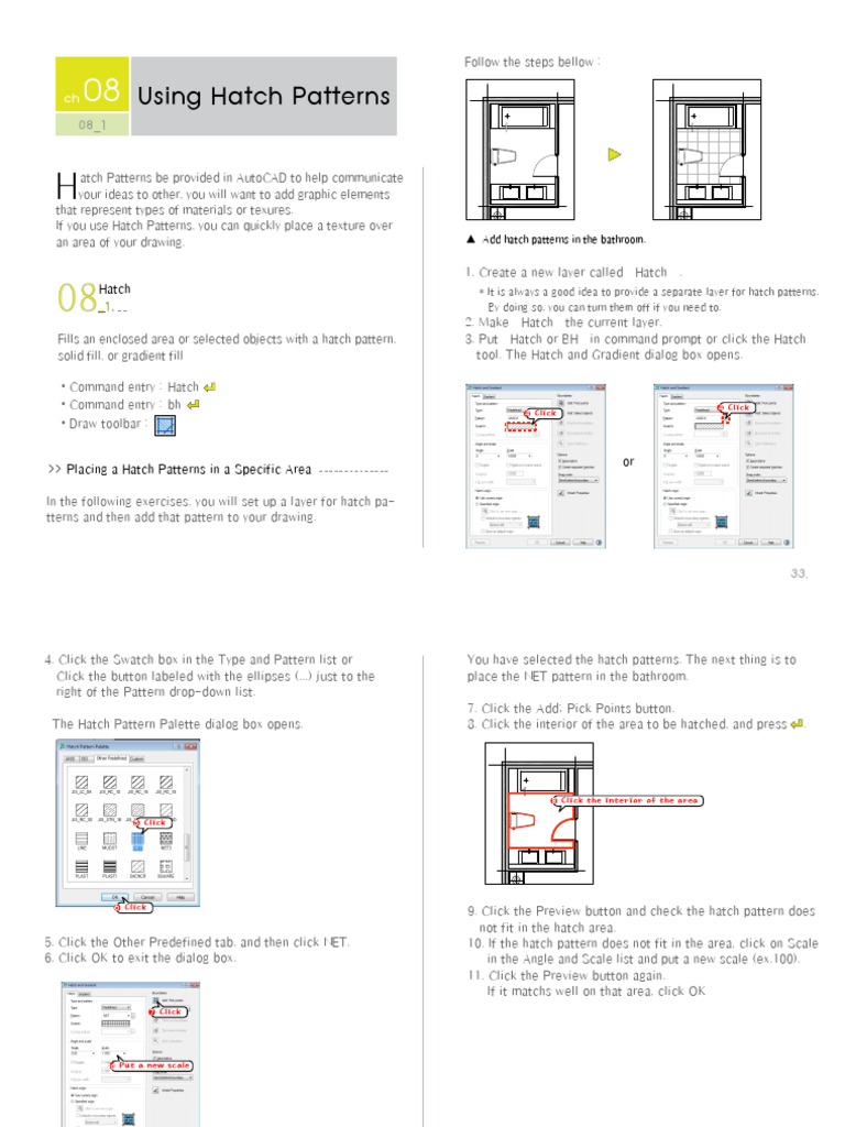 Hatch: Add Hatch Patterns in The Bathroom | PDF