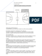 REGLAMENTO BÁSICO DE BALONCESTO. 2 Eso