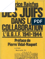 Rajsfus Maurice - Des Juifs Dans La Collaboration L.U.G.I.F. 1941-1944