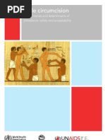 Male circumcision
Global trends and determinants of prevalence, safety and acceptability