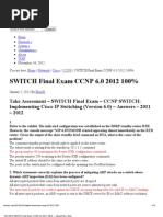 Download Switch Final Exam Ccnp 6 by Tun Linh SN120590440 doc pdf