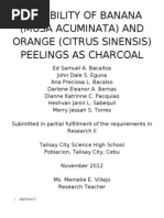Download FEASIBILTY OF BANANA AS CHARCOAL by Samsam Almarez Bacaltos SN120596959 doc pdf
