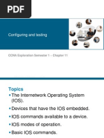 Configuring and Testing: CCNA Exploration Semester 1 - Chapter 11