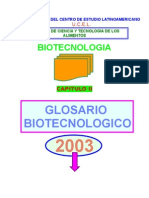 Glosario Biotecnológico