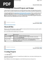 4.working With Maxwell Projects and Design