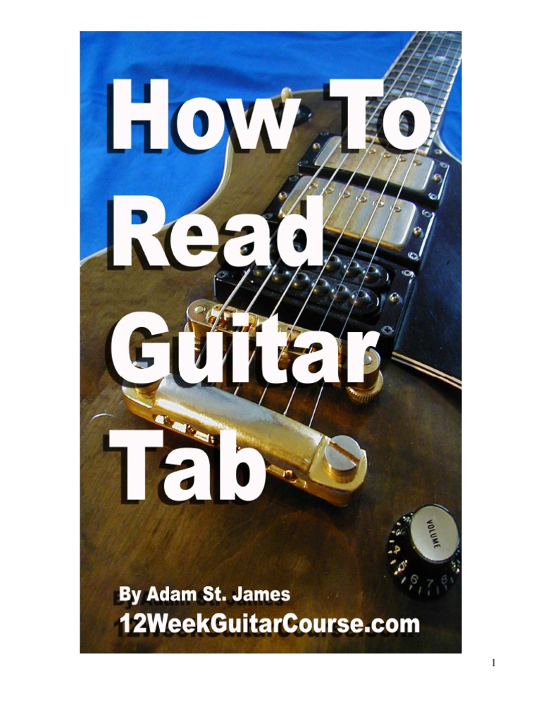 How - To - Read - Guitar Tab | PDF | Guitars | String Instruments
