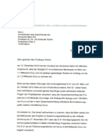 Brief von Herrn Kretschmann an Herrn Felcht/DB
Quelle