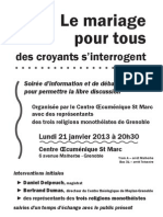 Conférence sur le mariage 21 janvier