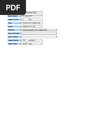 Event Budget