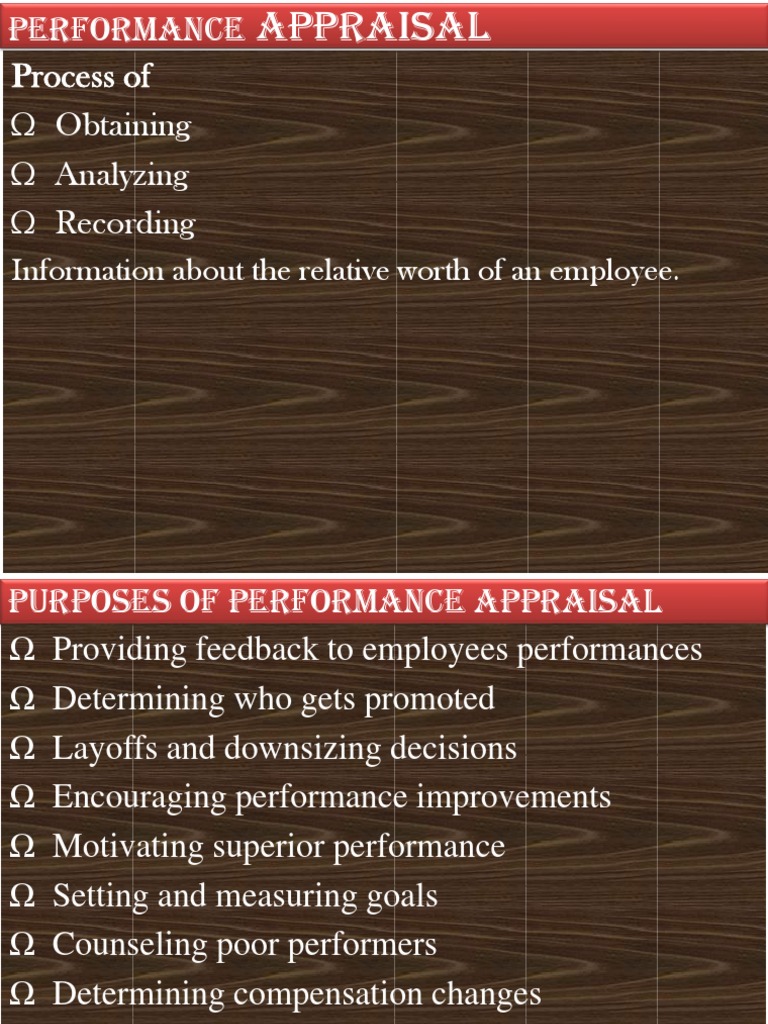 Performance Appraisal Methods Explained | PDF | Performance Appraisal ...