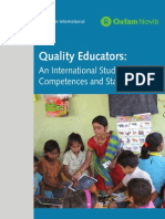 Quality Educators: An International Study of Teacher Competences and Standards
