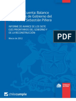 Rendicion de Cuenta Piñera 2012