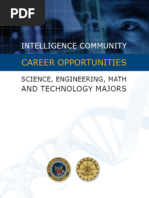 Download Intelligence Community Career Opportunities - Science Engineering Math and Technology Majors by Office of the Director of National Intelligence SN120640306 doc pdf