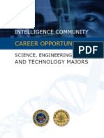 Intelligence Community Career Opportunities - Science, Engineering, Math and Technology Majors