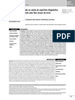 Controle da qualidade na coleta do espécime diagnóstico
sanguíneo