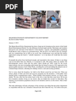Miami Beach Police Department Cleanup Report