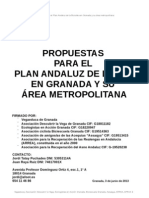 Propuestas para el Plan Andaluz de la Bicicleta en Granada y su área metropolitana